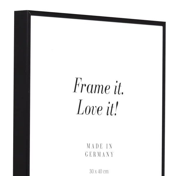 Cadre en aluminium Quadro 18x24 cm | noir mat | verre standard (2 mm)