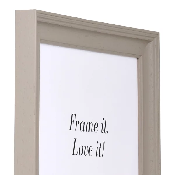 Cadre en bois Merlines 50x70 cm | brun clair | verre synthétique antireflet UV 99 (2 mm)