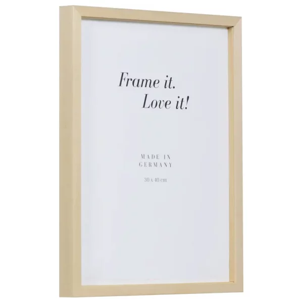 Cadre 3D en bois de tilleul 7x10 cm | naturel | verre standard (2 mm)