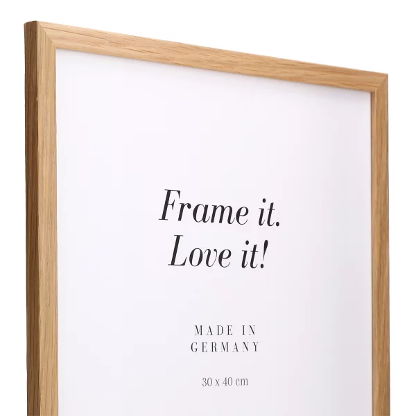 Holz-Bilderrahmen Tartas 29,7x42 cm (A3) | Eiche | Normalglas (2 mm)