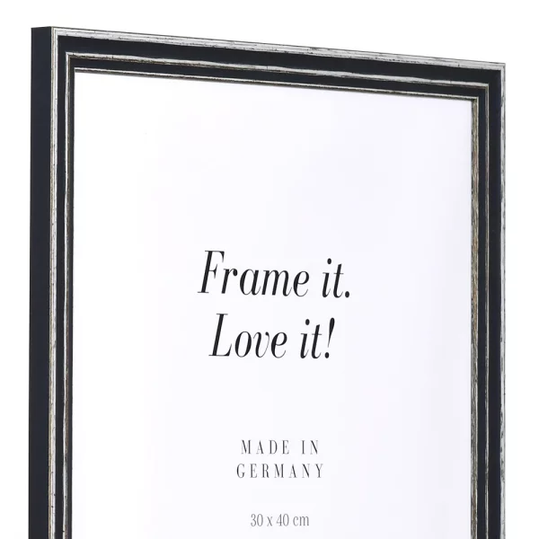 Cadre en bois Dijon 30x40 cm | gris | verre standard (2 mm)