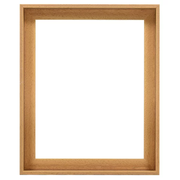 Caisse américaine Eclipse étroit 20x20 cm | chêne | cadre vide (sans verre ni panneau arrière)