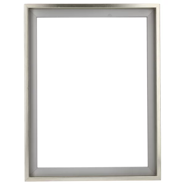 Schattenfugenrahmen Eclipse Maßanfertigung Antiksilber | Leerrahmen (ohne Glas und Rückwand)
