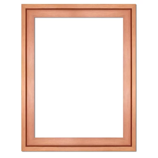 Caisse américaine Eclipse naturel 40x50 cm | hêtre | cadre vide (sans verre ni panneau arrière)