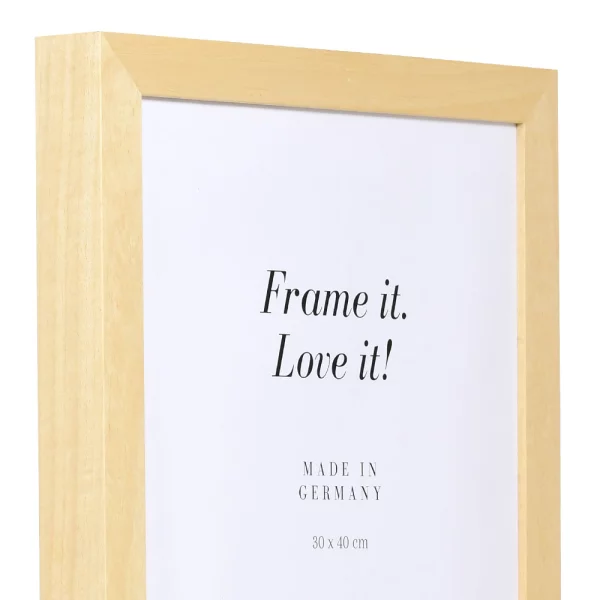 Cadre en bois Nouvelle 9x13 cm | naturel | verre standard (2 mm)