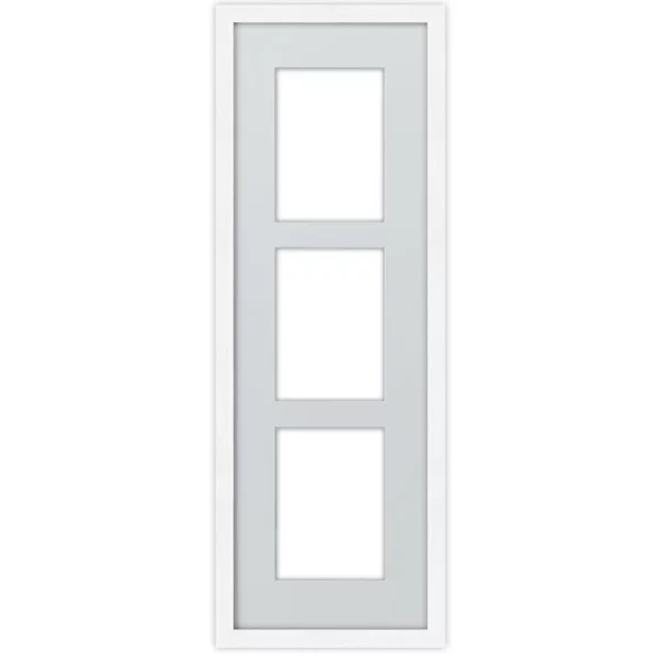 Cadre Nouvelle avec passe-partout multiple 3x13x18 cm | blanc | verre standard (2 mm)