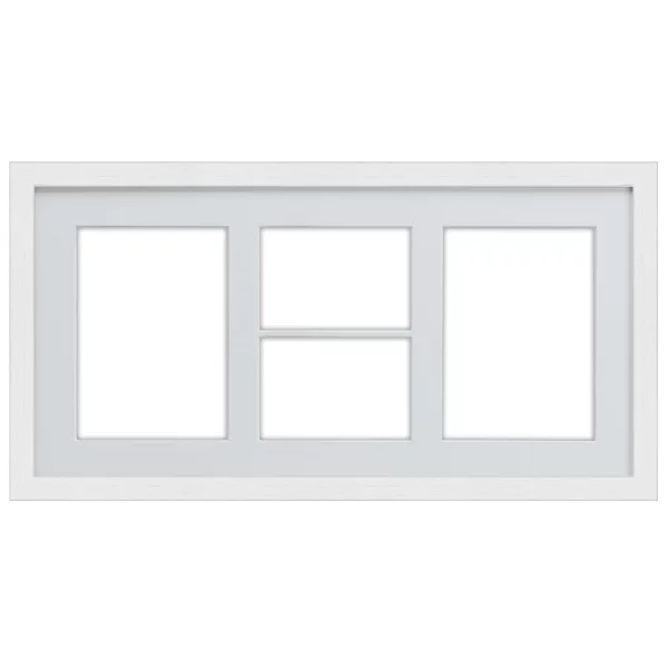 Cadre Nouvelle avec passe-partout multiple 2x9x13 cm, 2x13x18 cm | blanc | verre standard (2 mm)