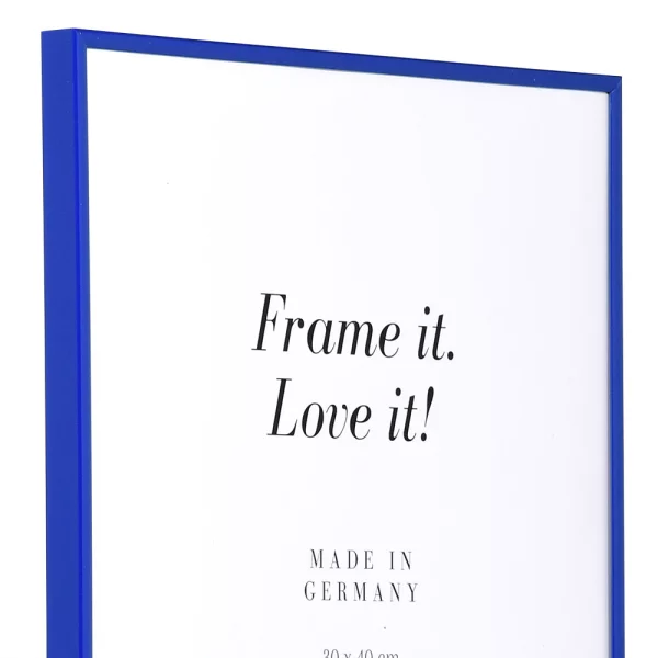 Kunststoff Bilderrahmen ART 30x45 cm | Blau | Normalglas (2 mm)