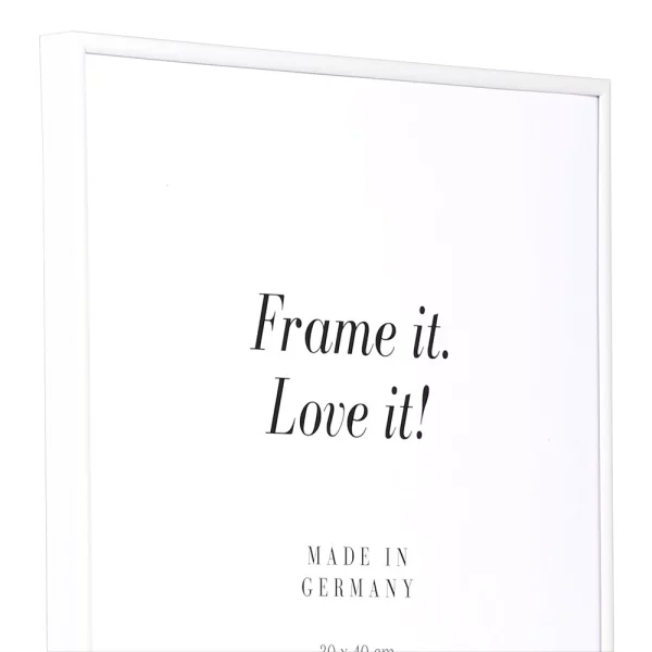 Cadre en plastique ART 70x100 cm | blanc | verre standard (2 mm)