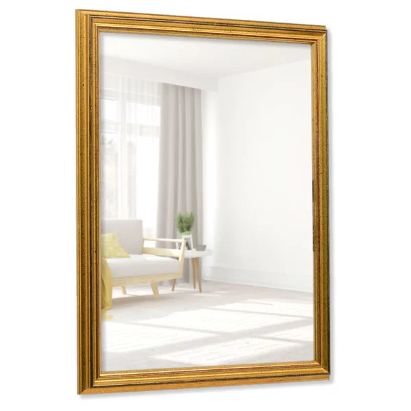 Spiegelrahmen Saint-Pierre Maßanfertigung gold | Spiegel (3 mm)