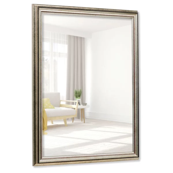 Spiegelrahmen Saint-Pierre 30x45 cm | silber | Spiegel (3 mm)