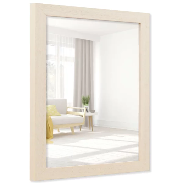 Cadre pour miroir Calais sur mesure naturel | miroir (3 mm)