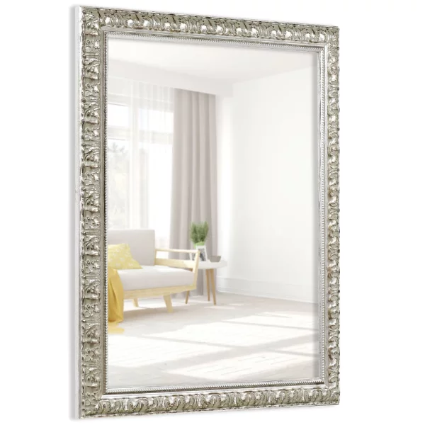 Spiegelrahmen Cassis 24x30 cm | silber | Spiegel (3 mm)