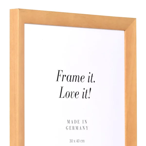 Cadre en bois Top N 10x10 cm | bouleau | verre standard (2 mm)