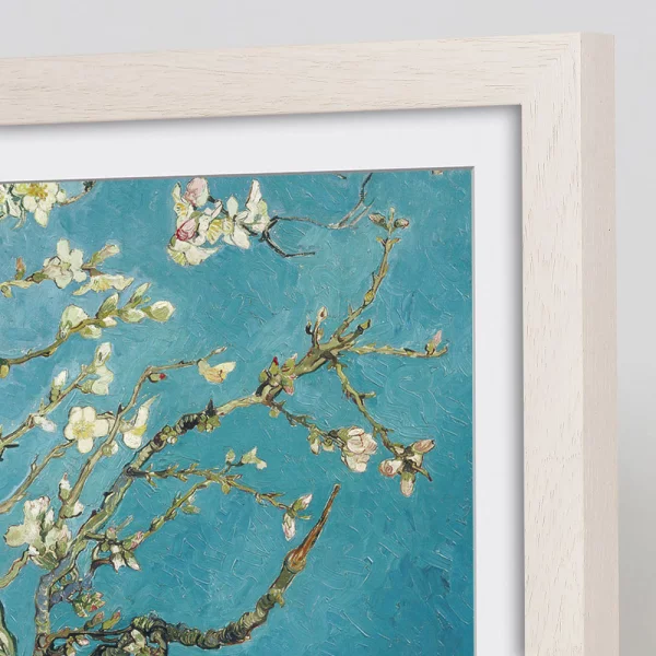 TV-Bilderrahmen "Calais" für Samsung The Frame 32 Zoll (42,7x72,7 cm) | weiß | Leerrahmen (ohne Glas und Rückwand)