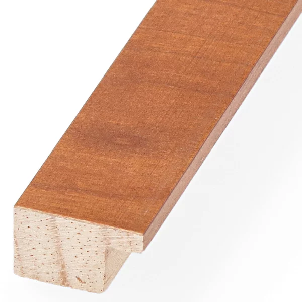 Holzrahmen Lugano nach Maß Kirschbaum querfurniert | Leerrahmen (ohne Glas und Rückwand)