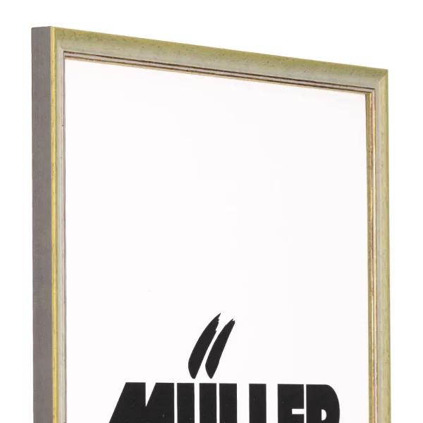 Cadre en bois Thuringe sur mesure vert | verre standard (2 mm)