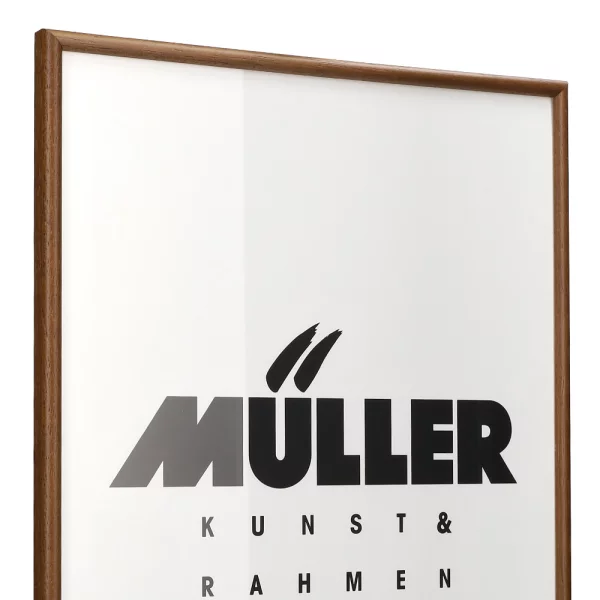 Cadre en bois Hesse sur mesure chêne | verre standard (2 mm)