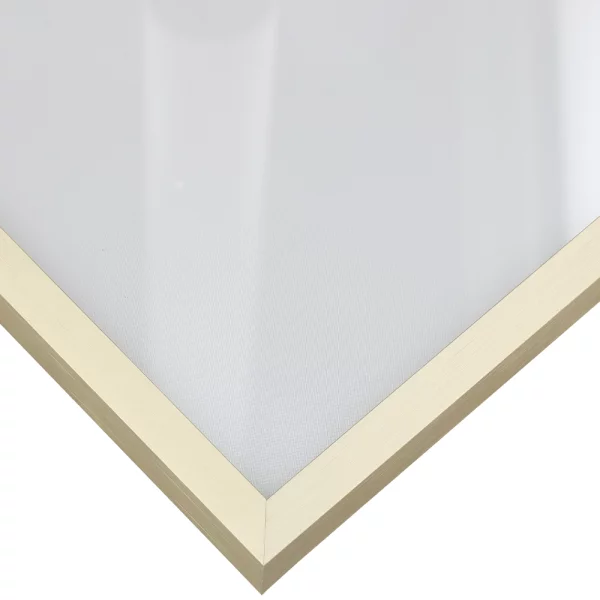 Alurahmen C2 - Art Edition 18x24 cm | Struktur Gold matt | Museumsglas UV 70 entspiegelt