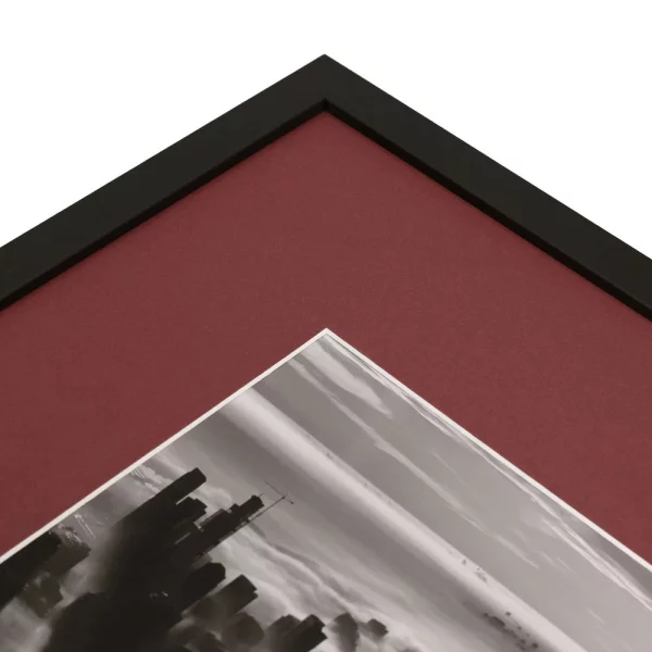 1,4 mm Passepartout Alphamat Artcare Baroque Ruby