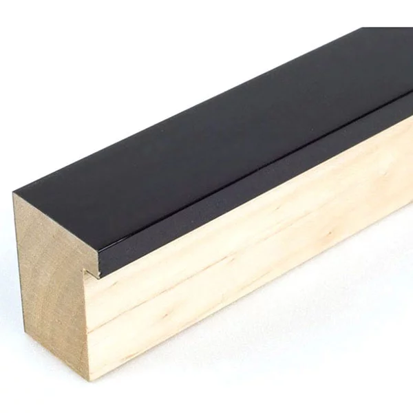Cadre en bois Matrix B&W 39 21x29,7 cm (A4) | noir brillant | verre standard (2 mm)
