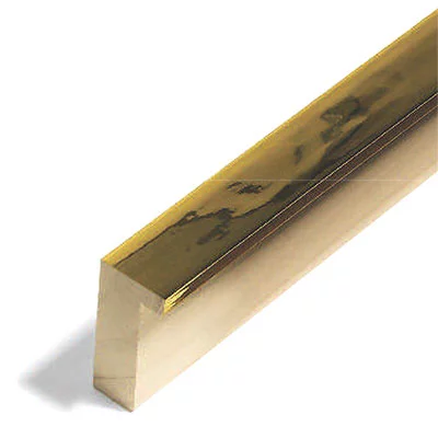 Cadre en bois Matrix 20x52 21x29,7 cm (A4) | or | verre standard (2 mm)