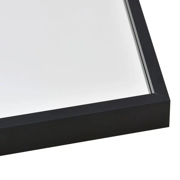 Wandspiegel Alurahmen Alpha - 70x170 cm 70x170 cm | Schwarz matt eloxiert | Spiegel (2 mm)