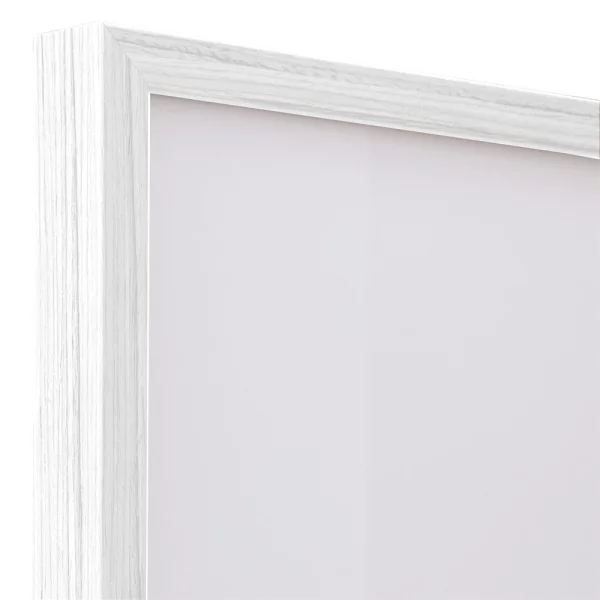 Cornice in legno Loft 15 21x29,7 cm (A4) | bianco neve | Specchio (2 mm)