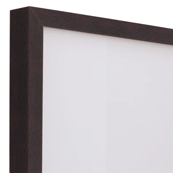 Cadre en bois coupe sur mesure, Loft 15 wengé | verre standard (2 mm)