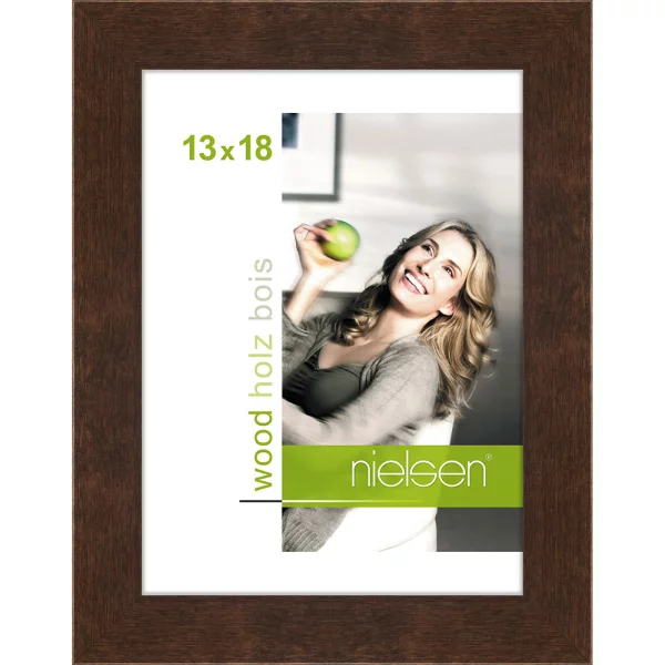 Cadre en bois Essential 13x18 cm | palissandre | verre standard (2 mm)