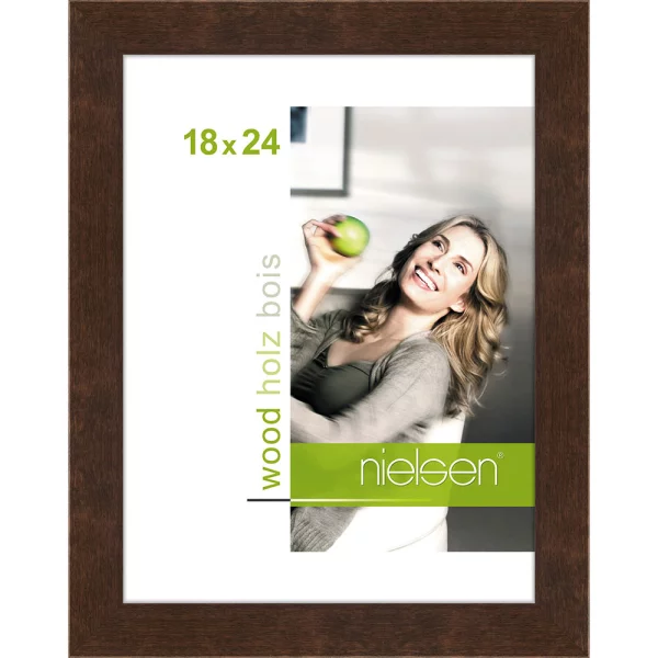Cadre en bois Essential 18x24 cm | palissandre | verre standard (2 mm)