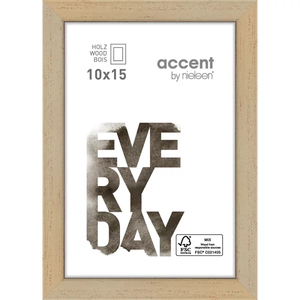 Cadre en bois Zoom 10x15 cm | or | verre standard (2 mm)