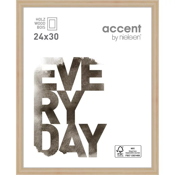 Cadre en bois Zoom 24x30 cm | naturel | verre standard (2 mm)