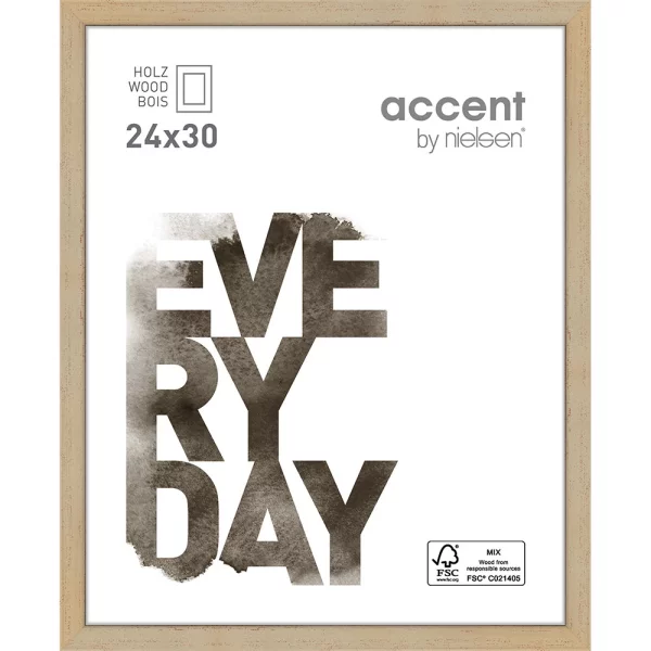 Cadre en bois Zoom 24x30 cm | or | verre standard (2 mm)