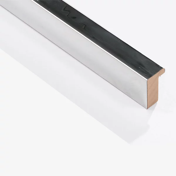 Holz Bilderrahmen Matrix 20x34 42x59,4 cm (A2) | Aluminium | Normalglas (2 mm)