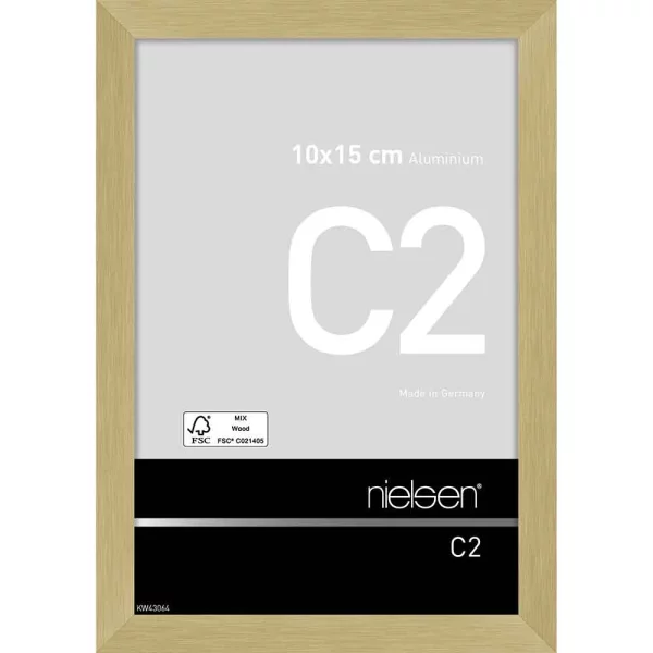 Cadre photo C2 10x15 cm | structure or mat | verre standard (2 mm)
