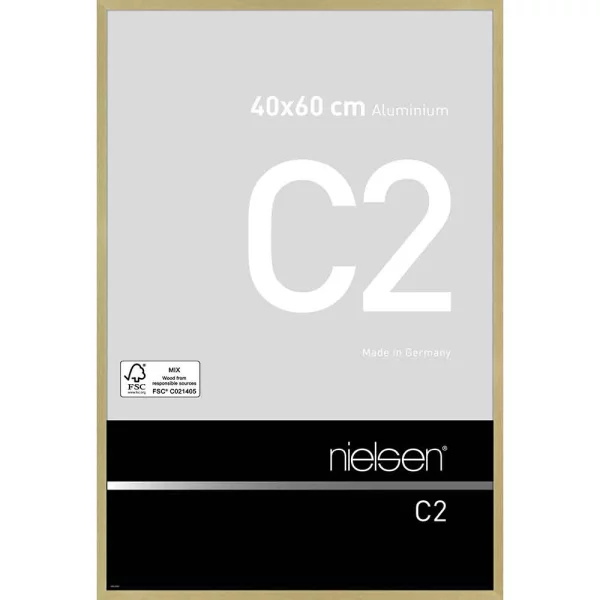 Cadre en aluminium C2 40x60 cm | structure or mat | verre standard (2 mm)