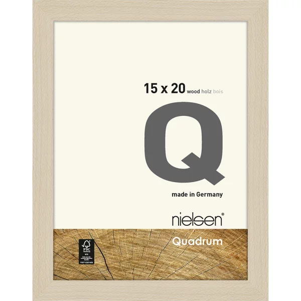 Fotorahmen Quadrum 15x20 cm | Ahorn | Normalglas (2 mm)