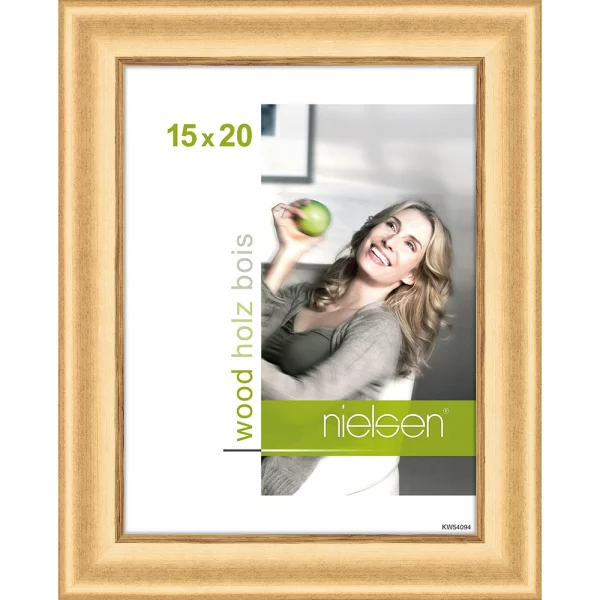 Cadre en bois Derby 15x20 cm | or | verre standard (2 mm)