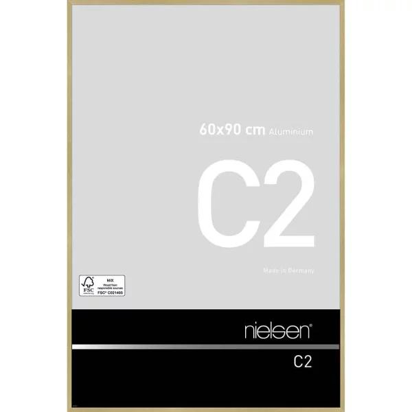 Cadre en aluminium C2 60x90 cm | structure or mat | verre standard (2 mm)