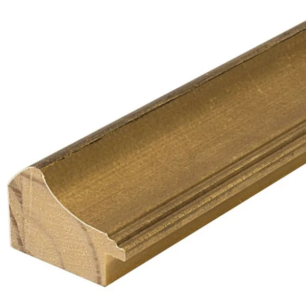 Cadre en bois Opera 25x22 21x29,7 cm (A4) | or | verre standard (2 mm)