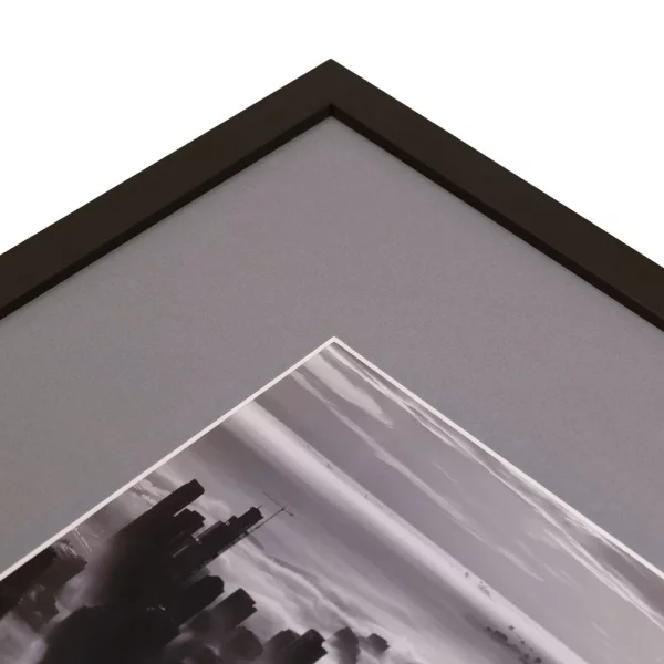 1,4 mm Passepartout Alphamat Artcare nach Maß Steel Grey
