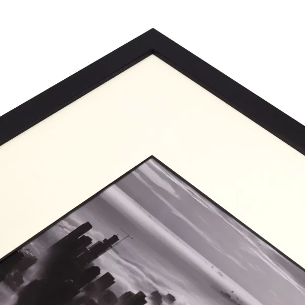 1,4 mm Passepartout Alphamat Colour Core Matte White - Black Core