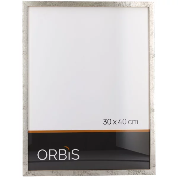 Bilderrahmen Liora aus Eiche Echtholzfurnier nach Mass Eiche natur Echtholzfurnier, Kante Silber | Normalglas (2 mm)