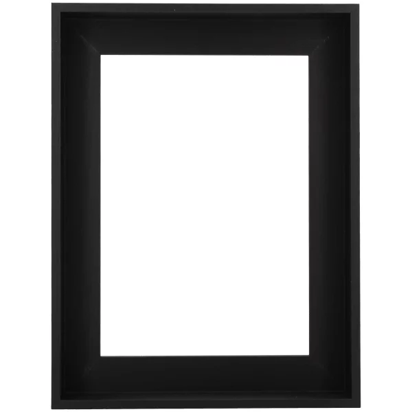 Schattenfugenrahmen Jonah aus Eiche Echtholzfurnier 13x18 cm | Schwarz matt | Leerrahmen (ohne Glas und Rückwand)