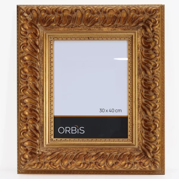 Barockrahmen Le Roi 13x18 cm | Gold | Normalglas (2 mm)