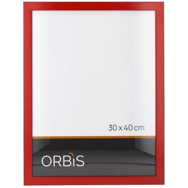Bilderrahmen Bahia aus Holz 13x18 cm | Rot | Normalglas (2 mm)