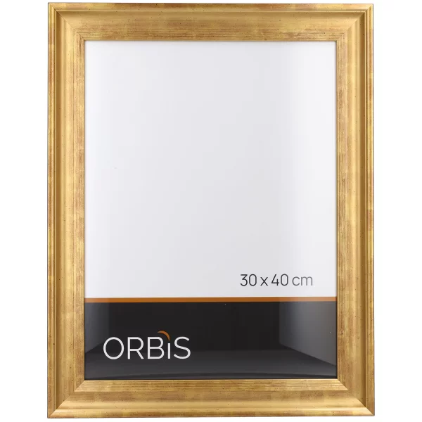 Bilderrahmen Gracia aus Holz 13x18 cm | Gold | Normalglas (2 mm)