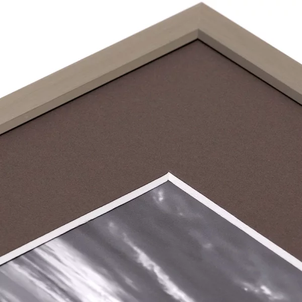 1,5 mm passe-partout 40x40 cm | brun foncé