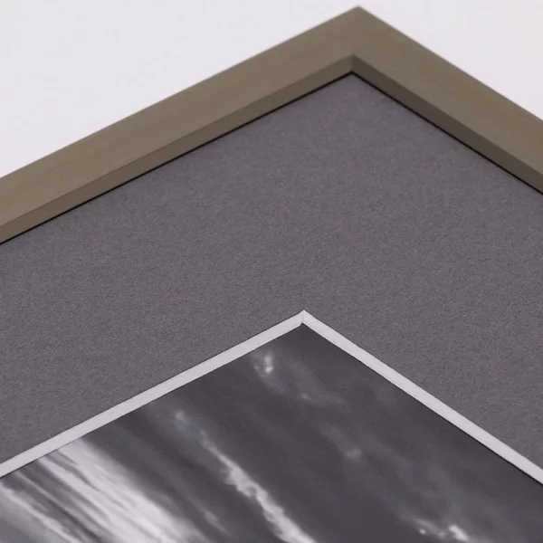 1,5 mm passe-partout 40x40 cm | gris foncé